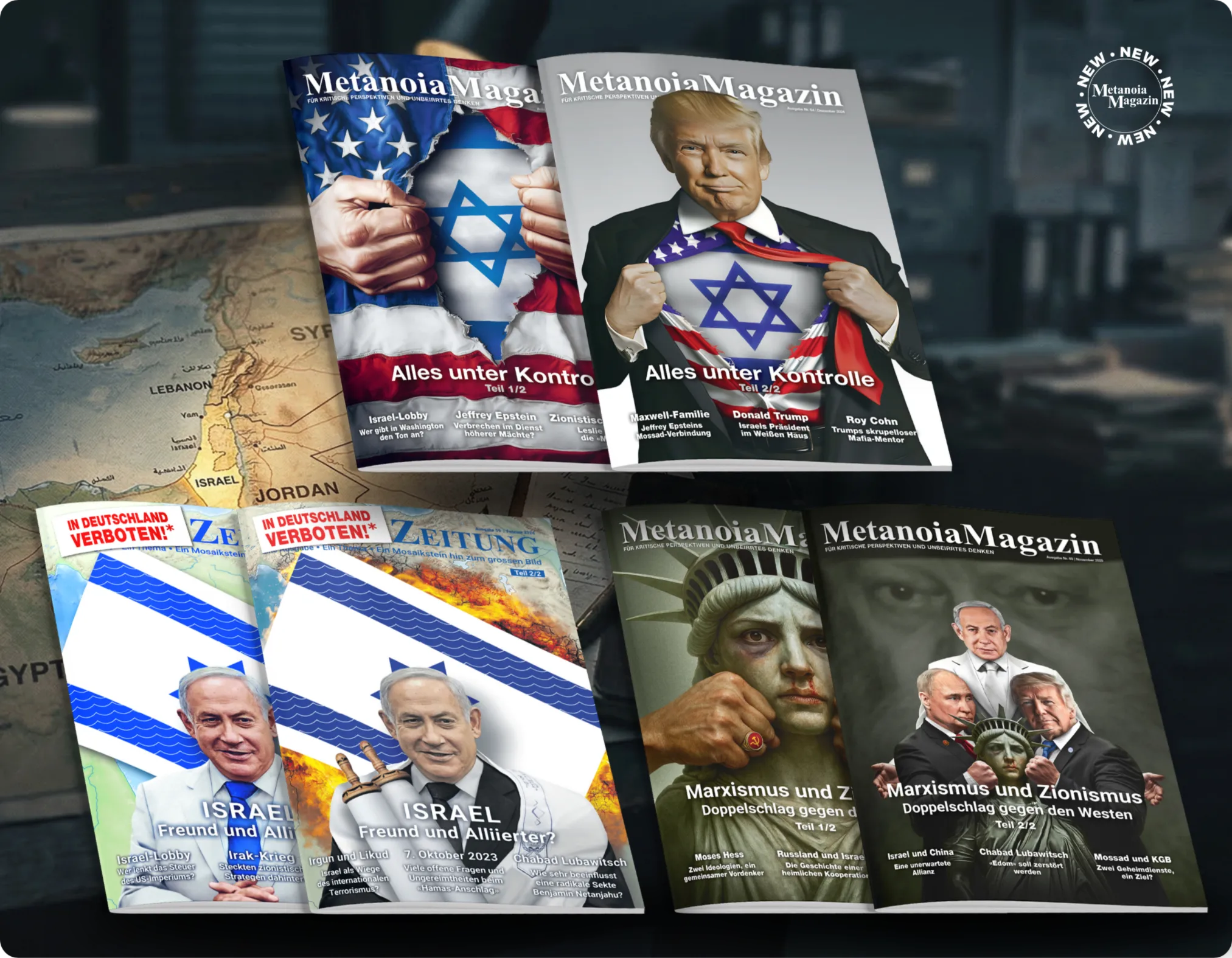 Israels Aufstieg zur Weltmacht - 6 Ausgaben, über 420 Seiten (Nr. 58/59, 63/64, 68/69)