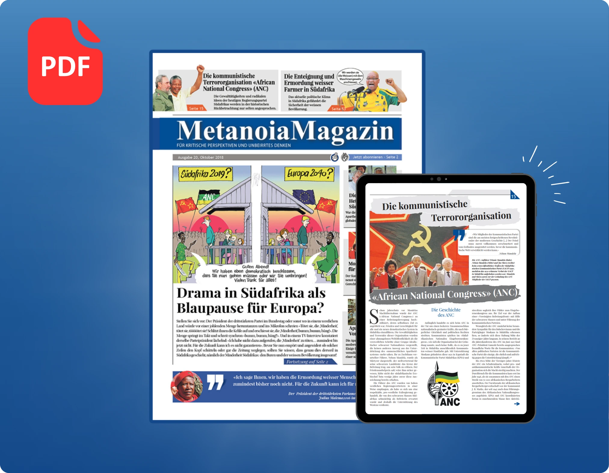 Ausgabe 20: Drama in Südafrika als Blaupause für Europa?